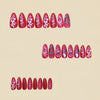 12 Sizes-24 Pcs Press On Nails Y684