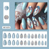 12 Sizes-24 Pcs Press On Nails W1609