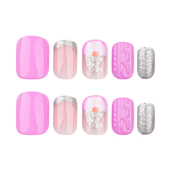 12 Sizes-24 Pcs Press On Nails JP3464