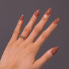 15 Sizes-30 Pcs Press On Nails GD41