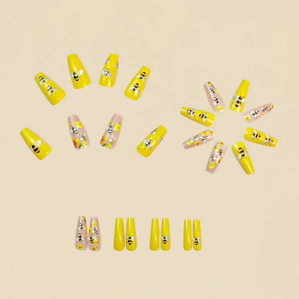 12 Sizes-24 Pcs Press On Nails Y769