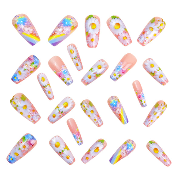12 Sizes-24 Pcs Press On Nails Y995