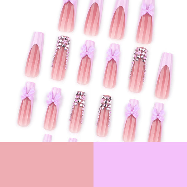 12 Sizes-24 Pcs Press On Nails JP4304