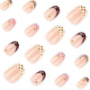 12 Sizes-24 Pcs Press On Nails JP4329