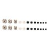 12 Sizes-24 Pcs Press On Nails F196