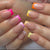 12 Sizes-24 Pcs Press On Nails C274