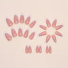 12 Sizes-24 Pcs Press On Nails W1040