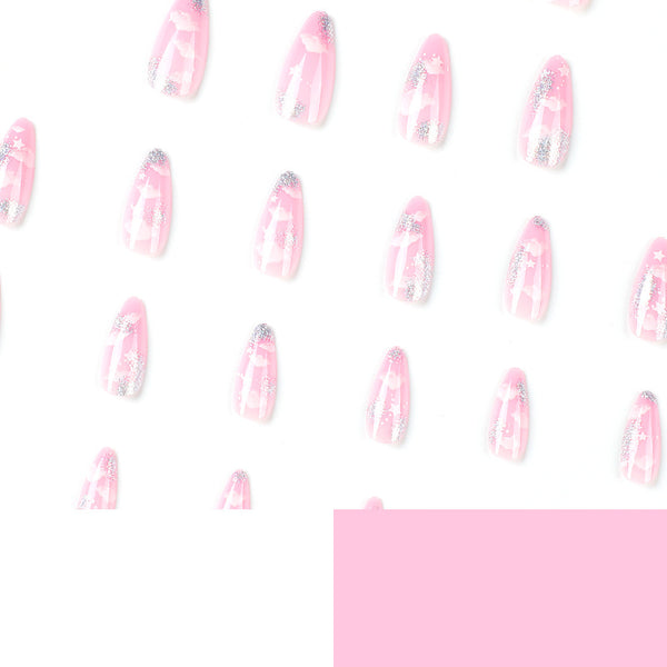 12 Sizes-24 Pcs Press On Nails JP2364