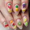 12 Sizes-24 Pcs Press On Nails Y1887