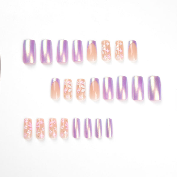 12 Sizes-24 Pcs Press On Nails JP2547