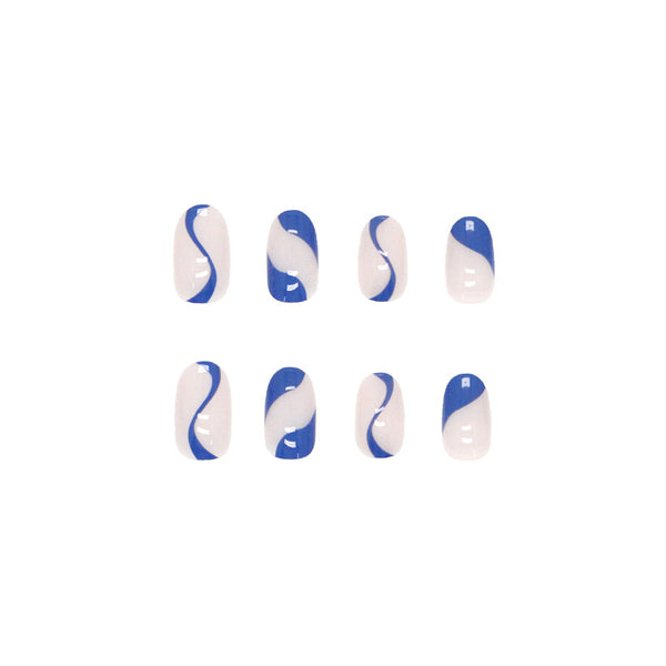 12 Sizes-24 Pcs Press On Nails W186
