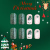 12 Sizes-24 Pcs Press On Nails C665