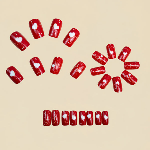 12 Sizes-24 Pcs Press On Nails Y1670