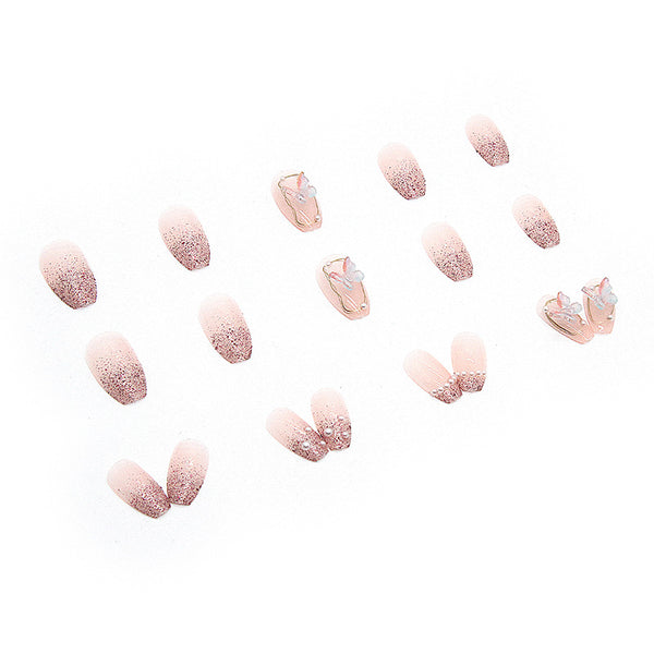 12 Sizes-24 Pcs Press On Nails Z343