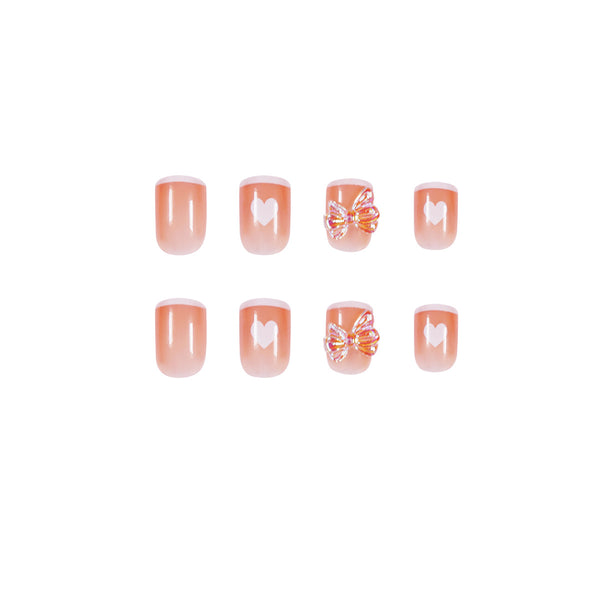 12 Sizes-24 Pcs Press On Nails JP1075