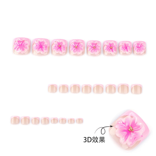 12 Sizes-24 Pcs Press On Nails JP3814