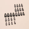 12 Sizes-24 Pcs Press On Nails W1790