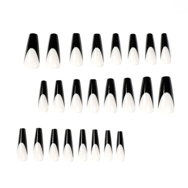 12 Sizes-24 Pcs Press On Nails bundle-set