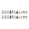 12 Sizes-24 Pcs Press On Nails W2134