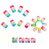 12 Sizes-24 Pcs Press On Nails Y1874