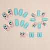 12 Sizes-24 Pcs Press On Nails W1324