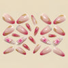 12 Sizes-24 Pcs Press On Nails Y1824