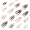 12 Sizes-24 Pcs Press On Nails JP3334