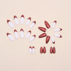 12 Sizes-24 Pcs Press On Nails W955