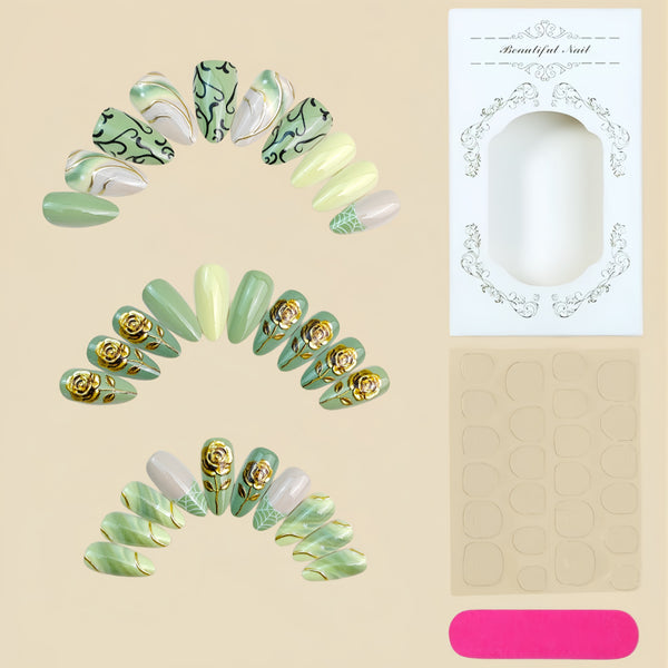 15 Sizes-30 Pcs Press On Nails y2036-30
