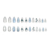 12 Sizes-24 Pcs Press On Nails Z1052