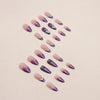 12 Sizes-24 Pcs Press On Nails W1101