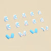 12 Sizes-24 Pcs Press On Nails Y107
