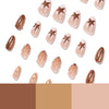 12 Sizes-24 Pcs Press On Nails JP4391