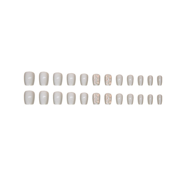12 Sizes-24 Pcs Press On Nails MY044