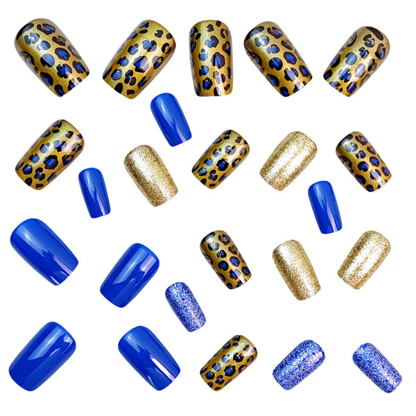 12 Sizes-24 Pcs Press On Nails Y1044