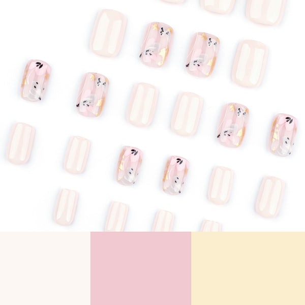 12 Sizes-24 Pcs Press On Nails JP3763