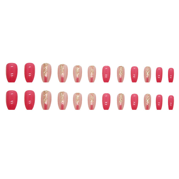 12 Sizes-24 Pcs Press On Nails W430