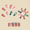 12 Sizes-24 Pcs Press On Nails Y1293