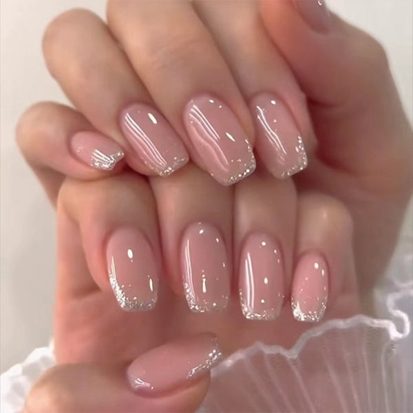 12 Sizes-24 Pcs Press On Nails C327