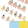 12 Sizes-24 Pcs Press On Nails JP4426