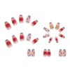 12 Sizes-24 Pcs Press On Nails Z200