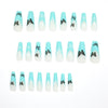 12 Sizes-24 Pcs Press On Nails JP1614