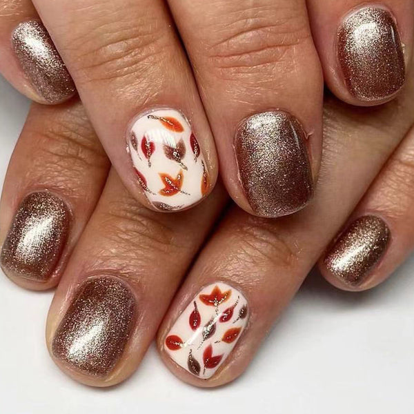 12 Sizes-24 Pcs Press On Nails C609