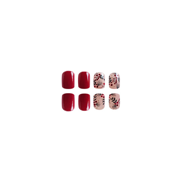 12 Sizes-24 Pcs Press On Nails JB233
