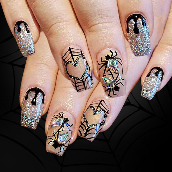 12 Sizes-24 Pcs Press On Nails C1142
