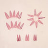 12 Sizes-24 Pcs Press On Nails W1488