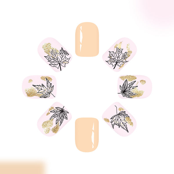 12 Sizes-24 Pcs Press On Nails C1147