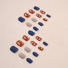 12 Sizes-24 Pcs Press On Nails W1386