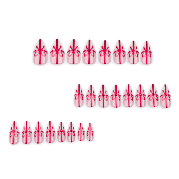 12 Sizes-24 Pcs Press On Nails JP3451