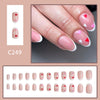 12 Sizes-24 Pcs Press On Nails C249